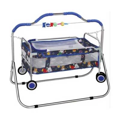 Blue Baby Folding Cradle Manufacturers, Suppliers in Siwan